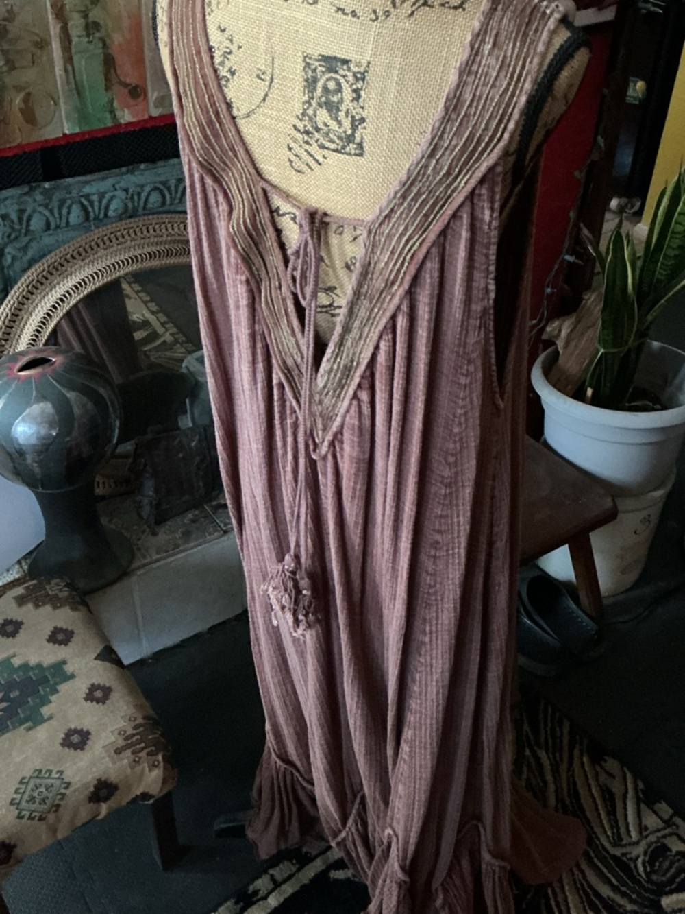 Free People Maxi Dress in Brown - Picture 4 of 9